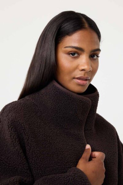 Jill jacket choco Knit-ted