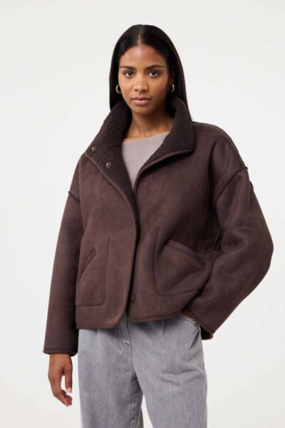 Jill jacket choco Knit-ted