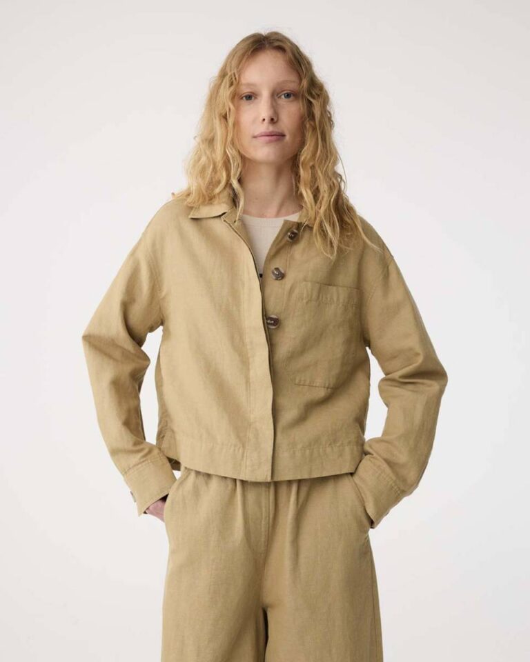 Joan jacket clay Knit-ted