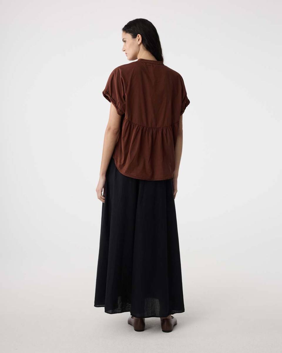 Lotus blouse mid brown Knit-ted - Afbeelding 4