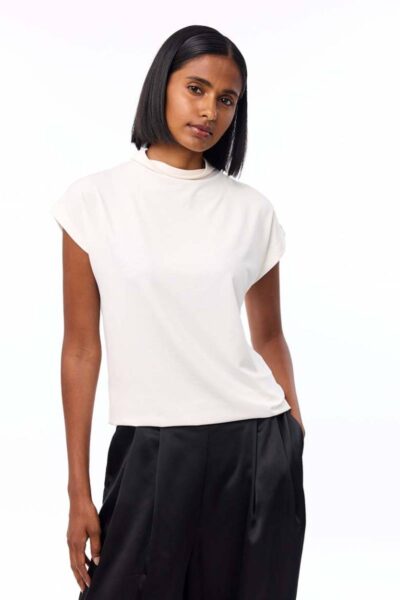 Mirre top off white Knit-ted