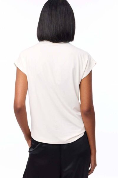 Mirre top off white Knit-ted