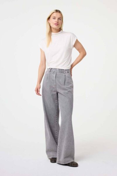 Mirre top off white Knit-ted