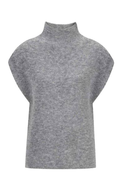 Rave pullover mid grey Knit-ted