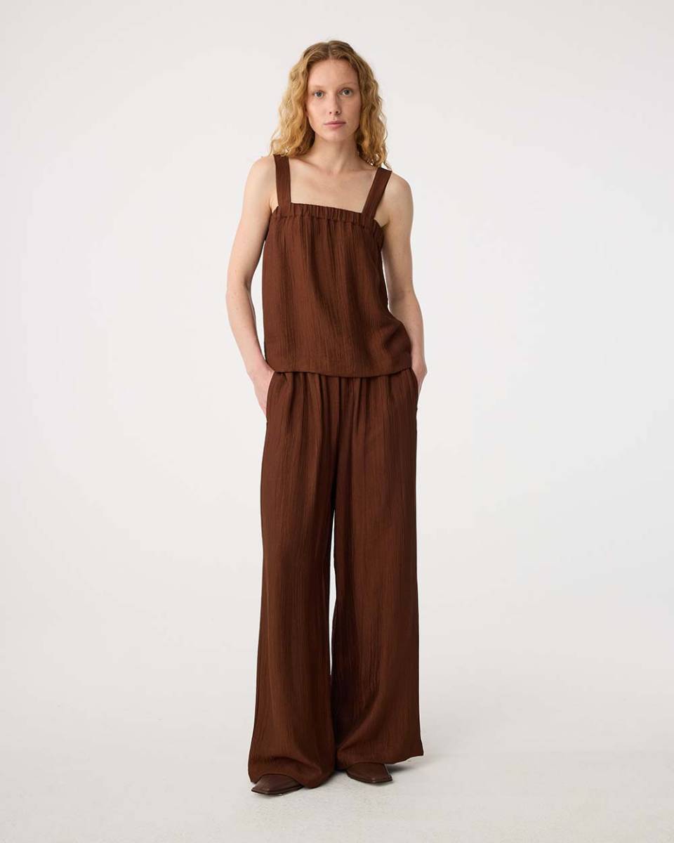 Romy top mid brown Knit-ted - Afbeelding 3