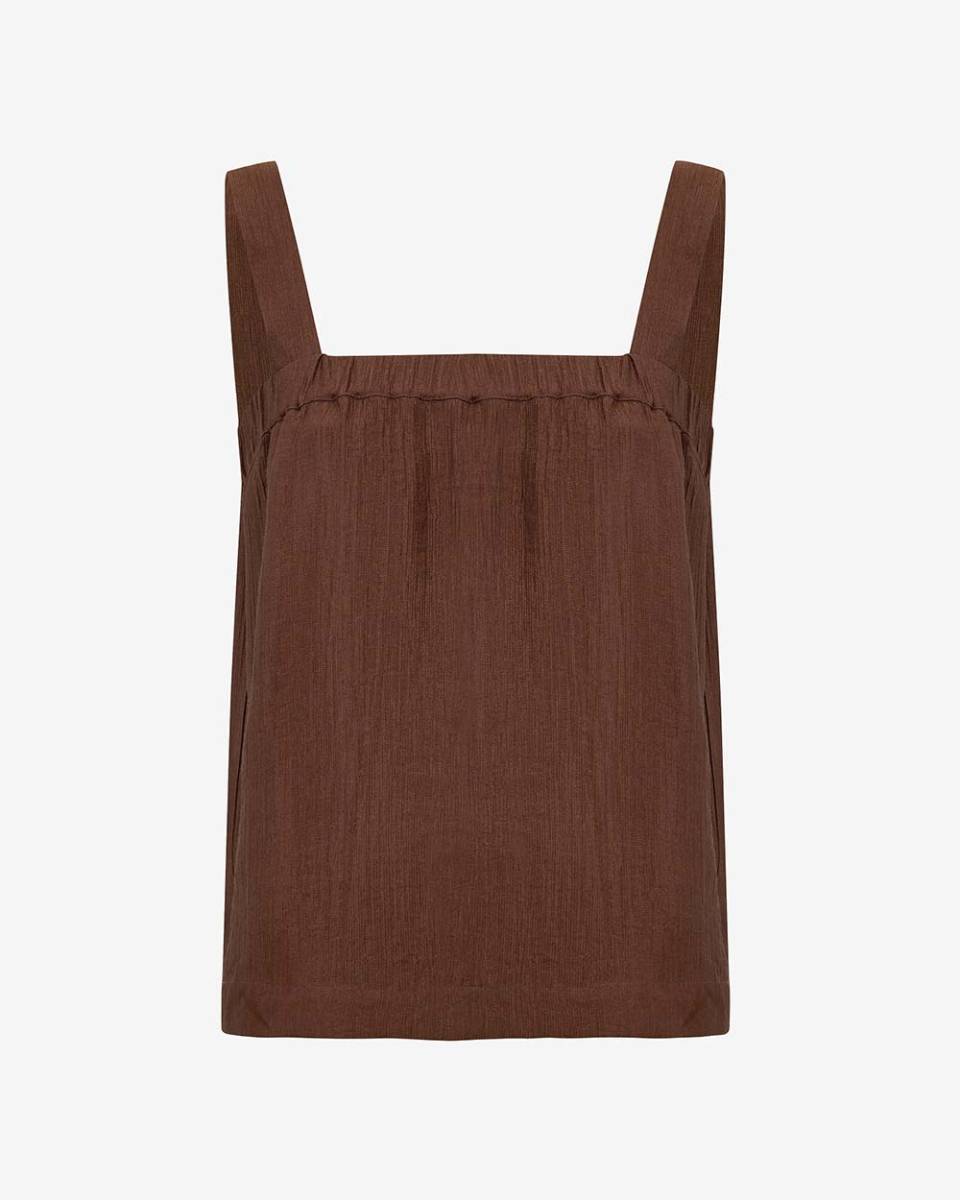 Romy top mid brown Knit-ted - Afbeelding 5