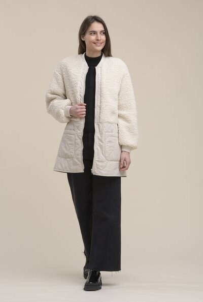 Titouan coat ecru La Fee Maraboutee
