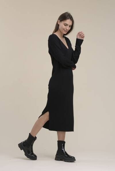 Tabata robe noir La Fee Maraboutee