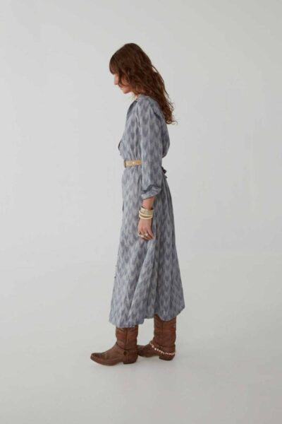 Justine shiboro midi dress ibiza blue Maison Hotel