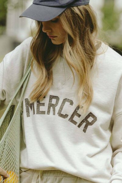 Mercer logo sweat off white Mercer