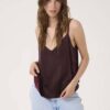 Estelle strap top fudge My Essential Wardrobe