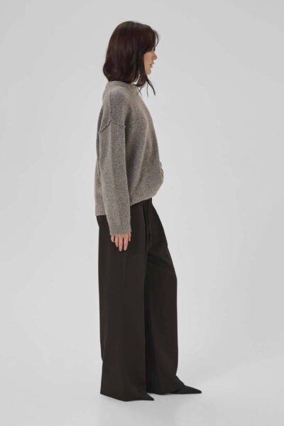 Disa high wide pant espresso MEW
