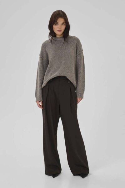 Disa high wide pant espresso MEW