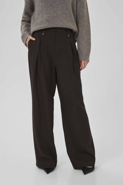Disa high wide pant espresso MEW