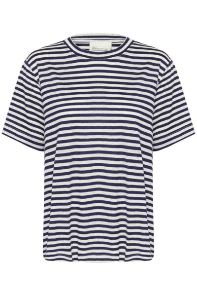 Lisa striped tee dark sapphire MEW