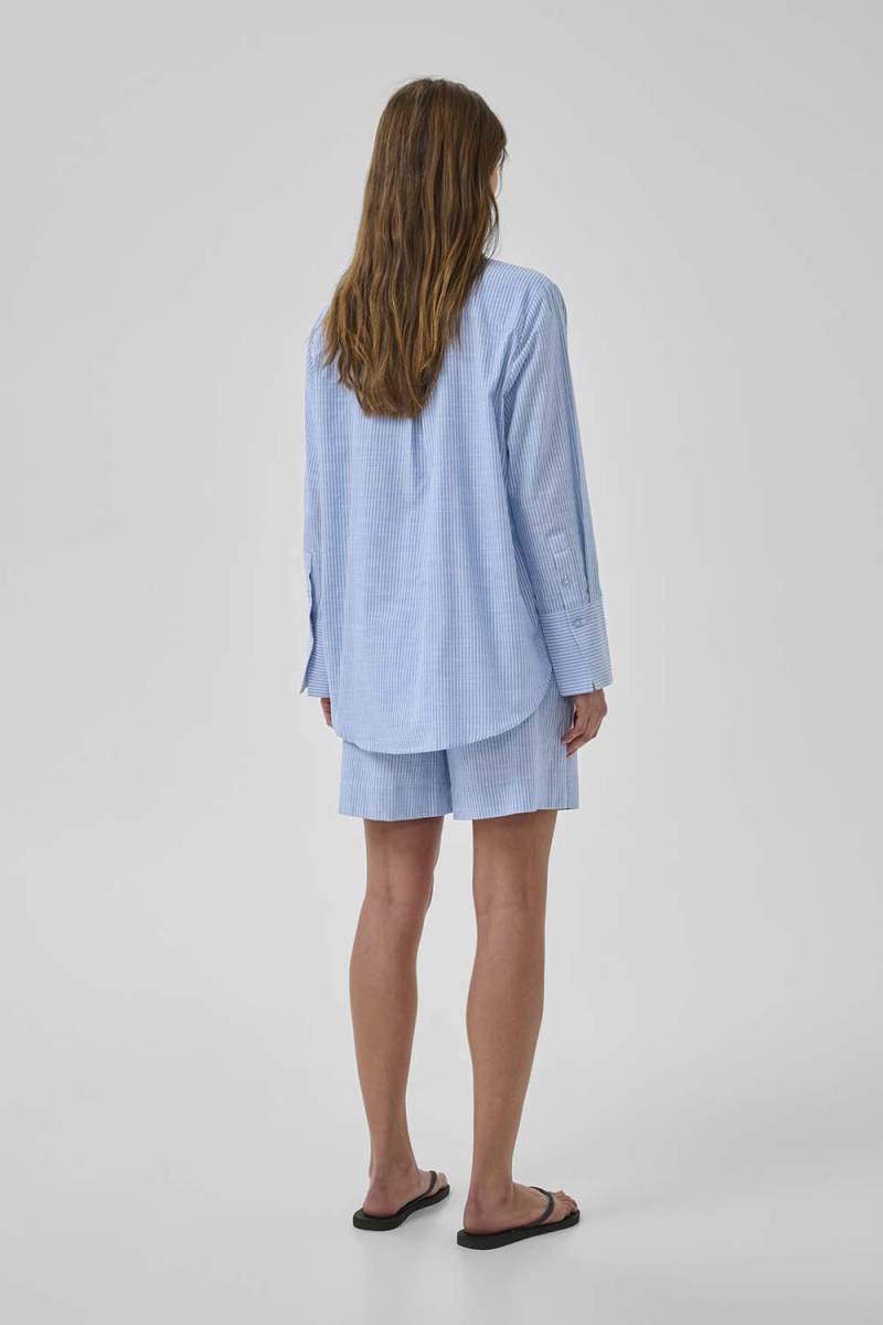 Skye shirt silver lake blue MEW - Afbeelding 3