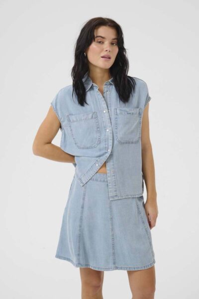 Nelly ss shirt light blue My Essential Wardrobe