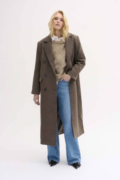 Frannie coat seal brwon mela MEW