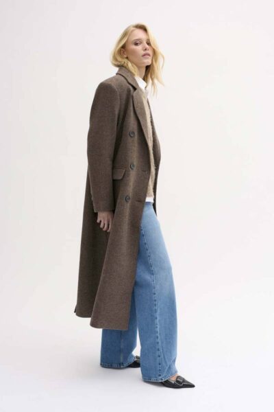 Frannie coat seal brwon mela MEW