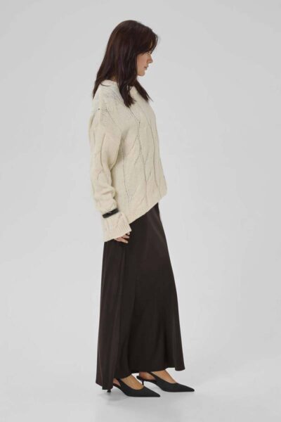 Estelle long skirt espresso My Essential Wardrobe