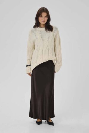 Estelle long skirt espresso My Essential Wardrobe