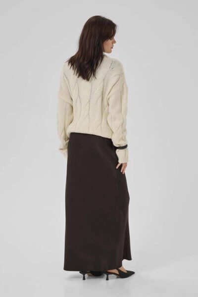 Estelle long skirt espresso My Essential Wardrobe