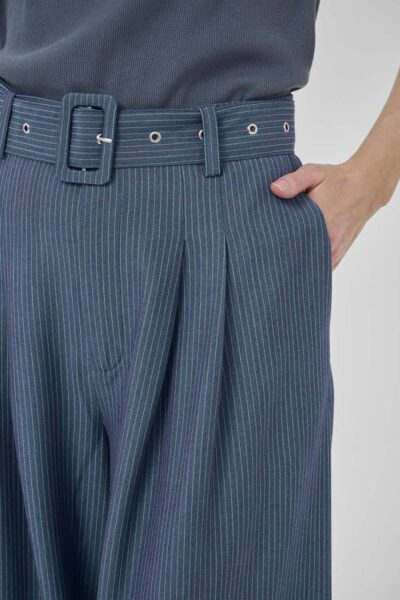 Vitta high wide pant dark slate MEW