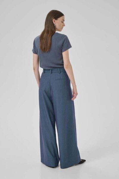 Vitta high wide pant dark slate MEW