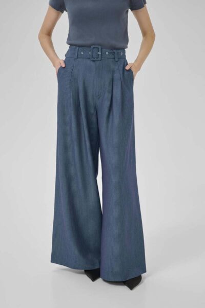 Vitta high wide pant dark slate MEW