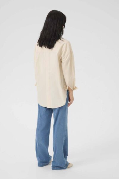 Sunna boxy shirt almond milk My Essential Wardrobe