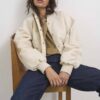 Helga bomber jacket oatmeal My Essential Wardrobe