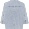 Lara 115 boxy blouse l-blue My Essential Wardrobe - Afbeelding 6