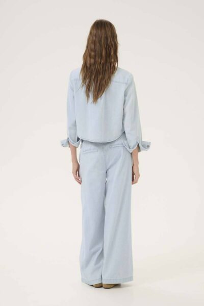 Winnie 160 wide pant l-blue My Essential Wardrobe