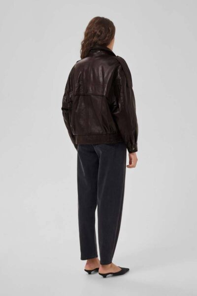 Jackie leather jacket delicioso MEW