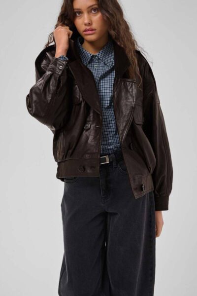 Jackie leather jacket delicioso MEW