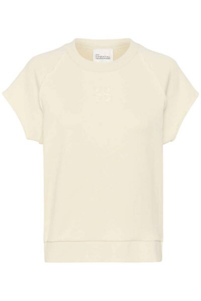 Sara boxy tee almond milk My Essential Wardrobe