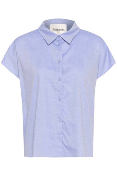 Stino boxy shirt vista blue My Essential Wardrobe