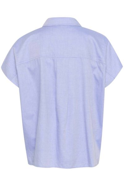Stino boxy shirt vista blue My Essential Wardrobe