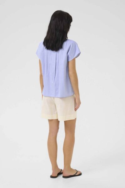Stino boxy shirt vista blue My Essential Wardrobe