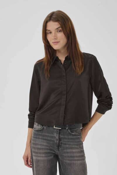 Estelle short shirt espresso MEW