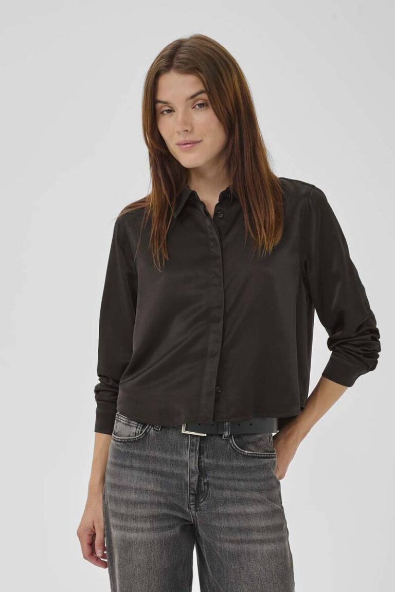 Estelle short shirt espresso MEW