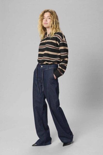 Cleo 142 mid wide dark blue My Essential Wardrobe