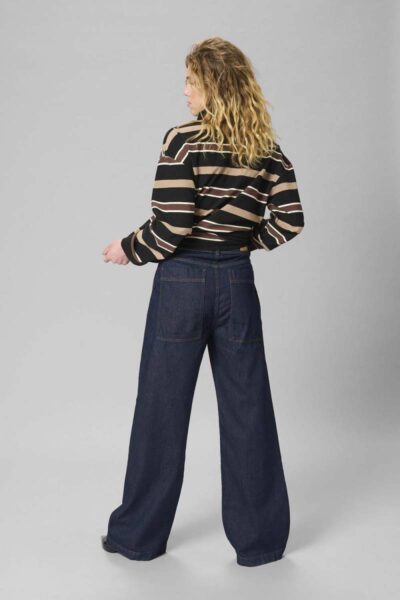 Cleo 142 mid wide dark blue My Essential Wardrobe