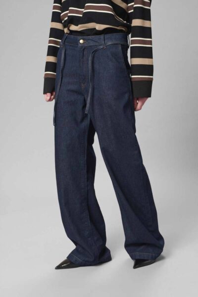 Cleo 142 mid wide dark blue My Essential Wardrobe