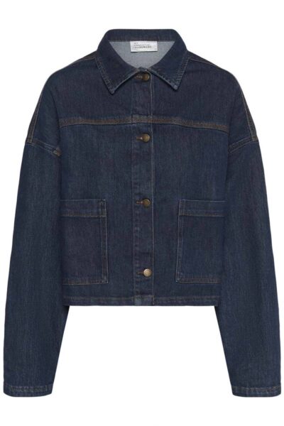 Malle 139 deco denim jacket dark blue MEW