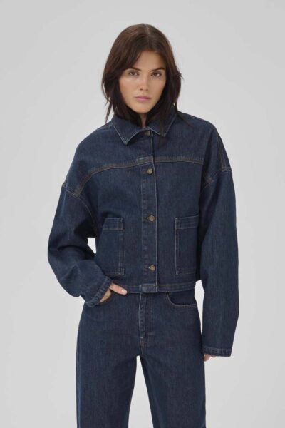 Malle 139 deco denim jacket dark blue MEW