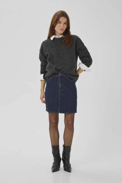 Cady 139 mid skirt dark blue MEW