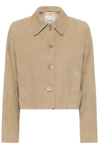 Petra suede jacket brwon rice MEW