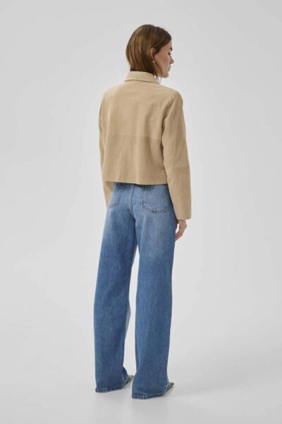 Petra suede jacket brwon rice MEW