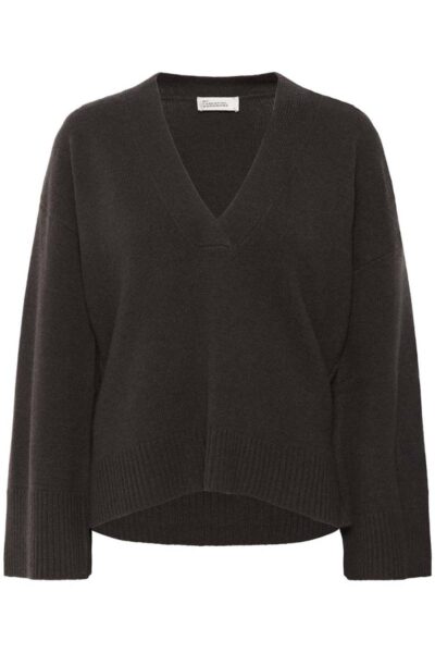 Huxi v-neck pullover espresso MEW